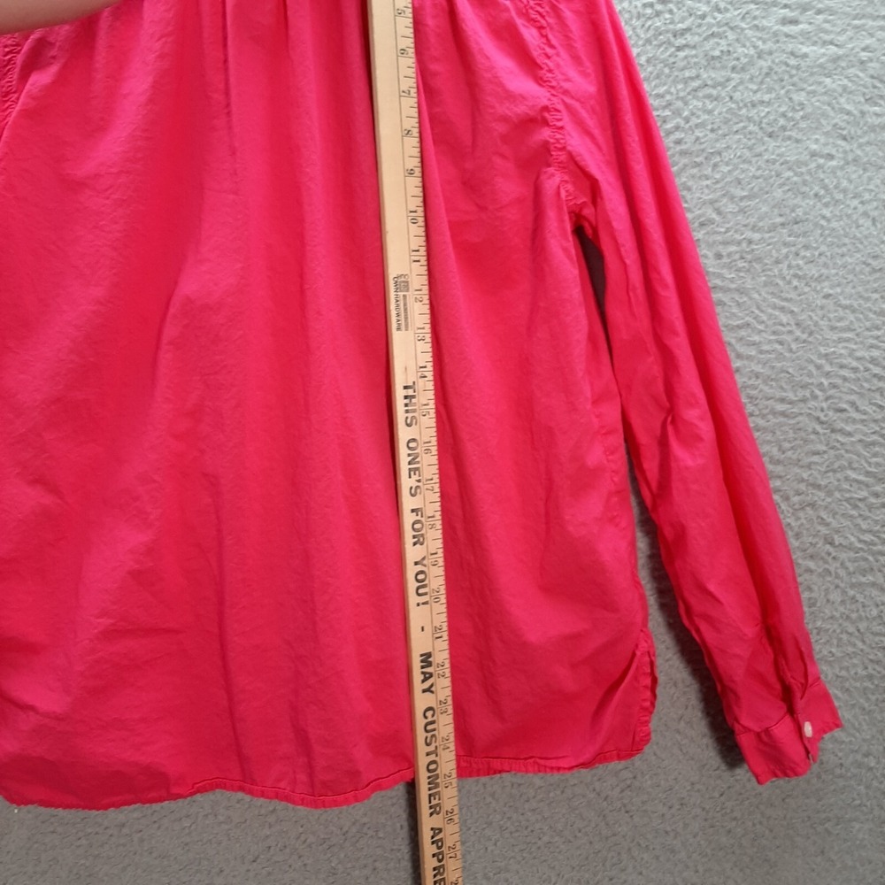 J Crew Shirt Womens 6 Pink Long Sleeve Top Preppy Careerwear Workwear Casual - Picture 4 of 13